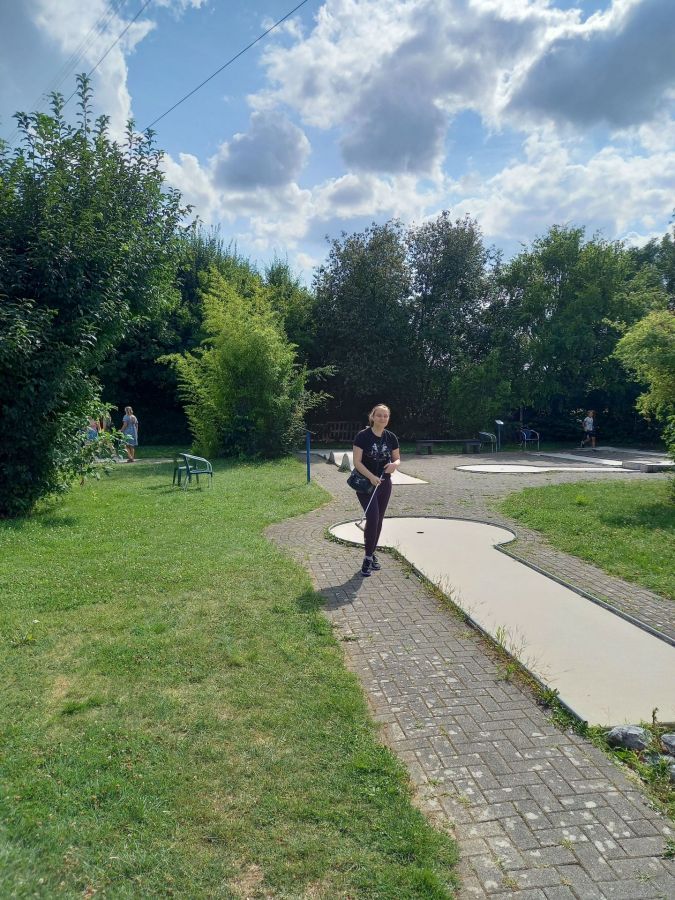 Minigolf in Schloss Neuhaus 